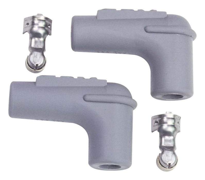MSD 3311 Spark Plug Boot And Terminal; 90 deg.; Silicone; 2/Card; - Truck Part Superstore