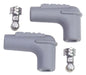 MSD 3311 Spark Plug Boot And Terminal; 90 deg.; Silicone; 2/Card; - Truck Part Superstore