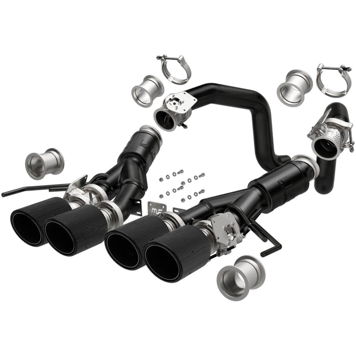 MagnaFlow Exhaust Products 19381 Competition Series Carbon Fiber Tips Black Finish Axle-Back System - Truck Part Superstore