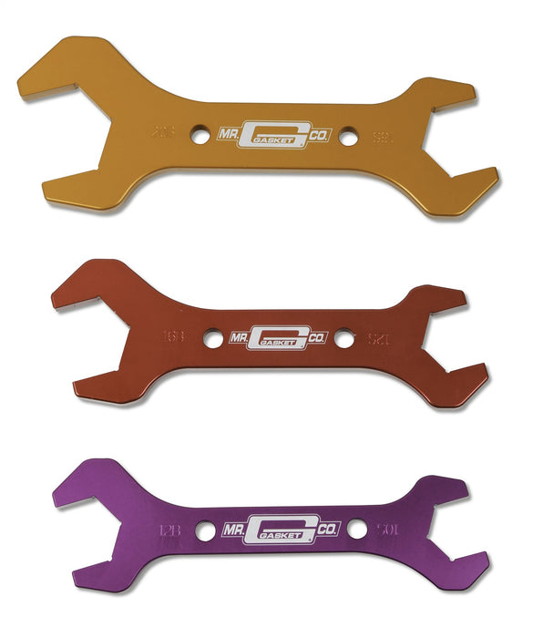 Mr Gasket 33200G AN Wrench Set; 7 Pieces; 3AN-20An; - Truck Part Superstore