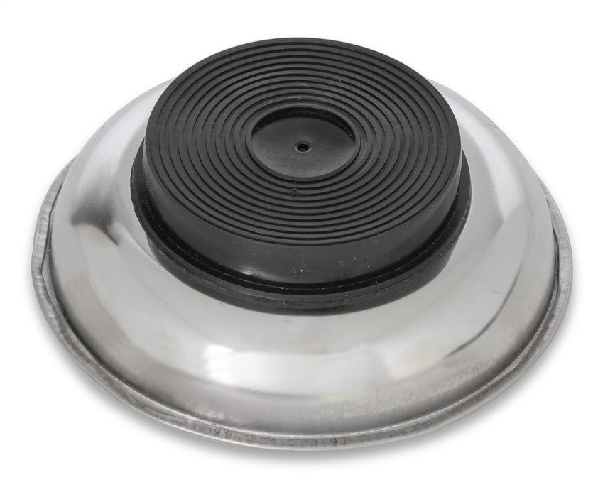 Mr Gasket 33240G Parts Tray; Magnetic; 4.25 in. Round; - Truck Part Superstore