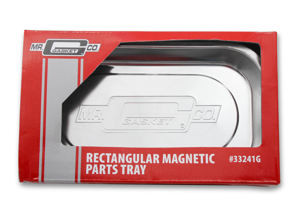 Mr Gasket 33241G Parts Tray; Magnetic; 5-3/8 in. x 9-3/8 in.; - Truck Part Superstore