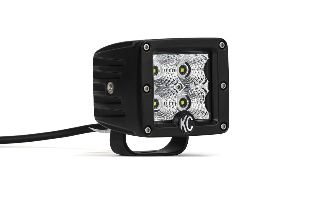 KC Hilites 332 C3 LED; 3in. Flood System 12w (pr) - Truck Part Superstore