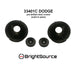 BrightSource 33401C Head Light Dust Cap; Pre-Drilled; For Use w/Non-Projector Headlamps; Pair; - Truck Part Superstore