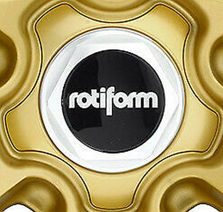 Rotiform 1PC 33410-15SG LSR CAP PLATE-SATIN GOLD - Truck Part Superstore