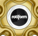 Rotiform 1PC 33410-15SG LSR CAP PLATE-SATIN GOLD - Truck Part Superstore