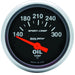 AutoMeter 3348 GAUGE; OIL TEMP; 2 1/16in.; 140-300deg.F; ELECTRIC; SPORT-COMP - Truck Part Superstore