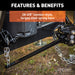 CURT 17322 Short Trunnion Bar Weight Distribution Hitch with Sway Control (8-10K; 28-3/8in. - Truck Part Superstore