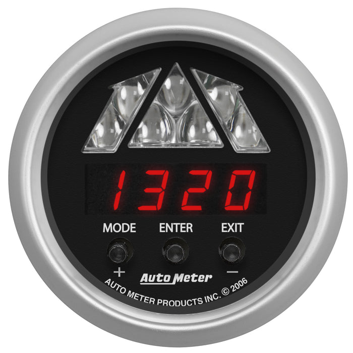 AutoMeter 3389 GAUGE; SHIFT LIGHT; DIG RPM W/MULTI-COLOR LED LIGHT/PLAYBK; DPSS LVL 3; SC - Truck Part Superstore