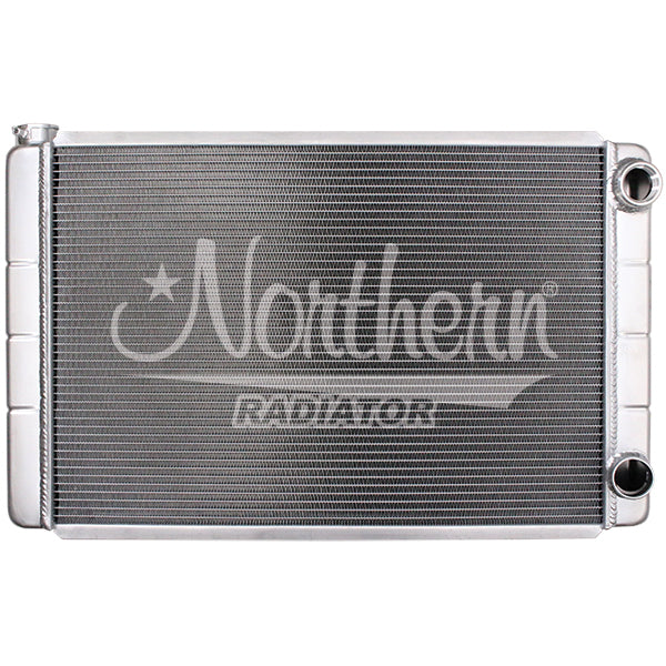 Northern Radiator 204124 Race Pro Radiator - 31 x 19 GM Double Pass With Threaded Inlet Connection - Truck Part Superstore