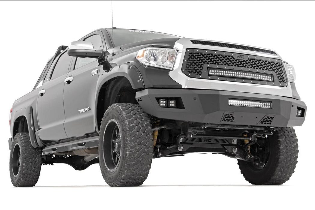 Rough Country 10777 Tundra Heavy-Duty Front LED Bumper 14-20 Tundra Rough Country - Truck Part Superstore