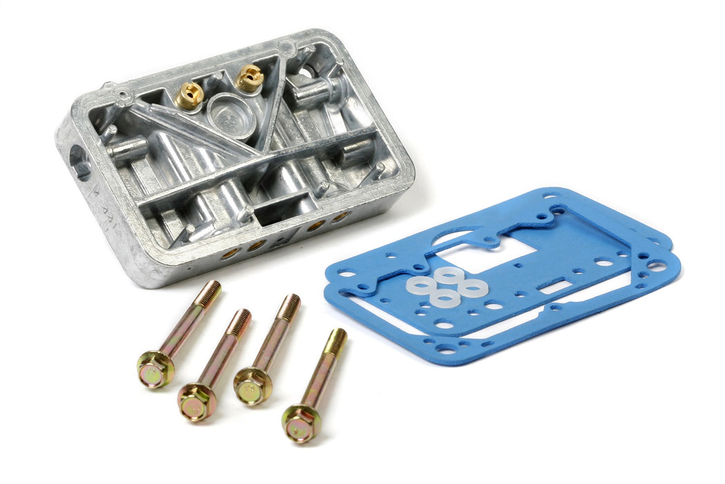 Holley 34-13S Metering Block; Shiny Finish; PN[0-3310S/0-80508S]; - Truck Part Superstore