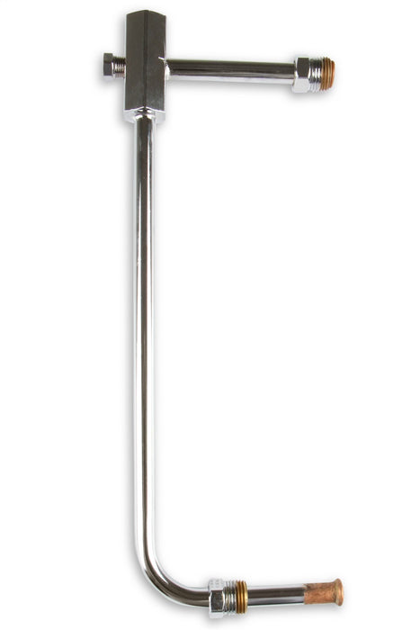 Holley 34-150 Fuel Line; Chrome; For Holley Model 4150 Carburetor; - Truck Part Superstore