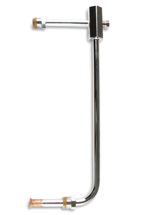 Holley 34-150 Fuel Line; Chrome; For Holley Model 4150 Carburetor; - Truck Part Superstore