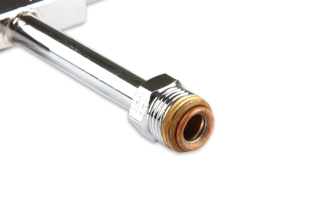 Holley 34-150 Fuel Line; Chrome; For Holley Model 4150 Carburetor; - Truck Part Superstore