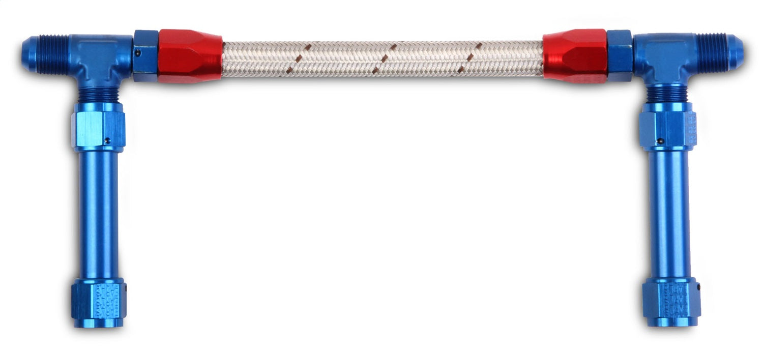 Holley 34-47 Fuel Line; -8AN Dual Feed w/Stainless Hose; For Holley 4150 HP Model; - Truck Part Superstore