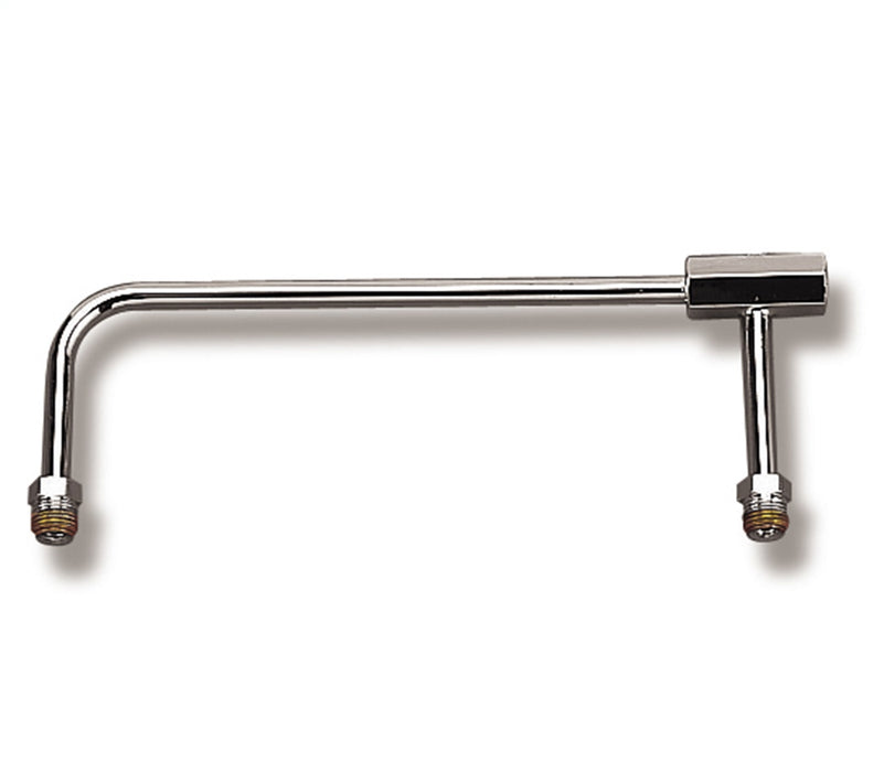 Holley 34-550 Fuel Line; Chrome; For Holley Model 4500 And Dominator Carburetor; - Truck Part Superstore