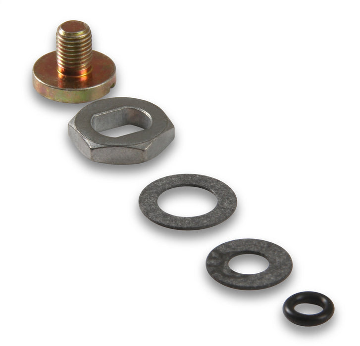 Holley 34-7 Needle And Seat Hardware Kit; Gold Needle/Adjustable Nut/Lock Screw; - Truck Part Superstore