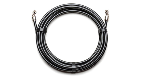 Up Down Air 340-2112 Air Brake Tubing 240 Inch of Hi Temp Air Brake Tubing And 2 each 90 Degree 3/8 Swivel Push to Connect Fittings UP Down Air - Truck Part Superstore