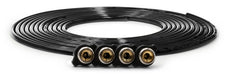 Up Down Air 340-4100-BLK Tire Inflator Hose Replacement 240 Inch W/4 Quick Release Chucks Black UP Down Air - Truck Part Superstore
