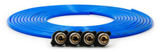 Up Down Air 340-4100-BLU Tire Inflator Hose Replacement 240 Inch W/4 Quick Release Chucks Blue UP Down Air - Truck Part Superstore