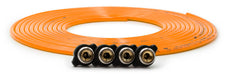 Up Down Air 340-4100-ORG Tire Inflator Hose Replacement 240 Inch W/4 Quick Release Chucks Orange UP Down Air - Truck Part Superstore