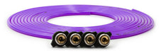 Up Down Air 340-4100-PUR Tire Inflator Hose Replacement 240 Inch W/4 Quick Release Chucks Purple UP Down Air - Truck Part Superstore