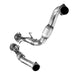 Kooks Custom Headers 34003300 3in. SS GREEN Catted OEM Connection Pipes. 2006-2010 Jeep SRT8 6.1L. - Truck Part Superstore