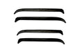Auto Ventshade (AVS) 34112 Ventshade® Deflector; 4 pc.; Black Stainless Steel; - Truck Part Superstore