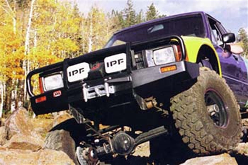 ARB 3414070 Front Deluxe Bull Bar Winch Mount Bumper; w/IFS Suspension; - Truck Part Superstore
