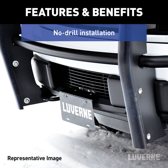 Luverne 341724-341725 Black Steel 2in. Grille Guard; Select Ford F250; F350; F450; F550 w/Co-Pilot360 - Truck Part Superstore