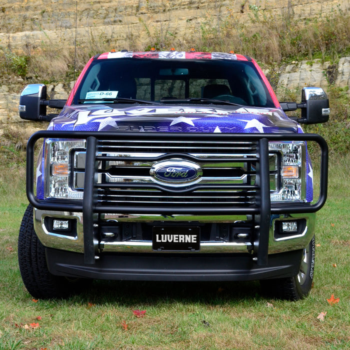 Luverne 341724-341725 Black Steel 2in. Grille Guard; Select Ford F250; F350; F450; F550 w/Co-Pilot360 - Truck Part Superstore