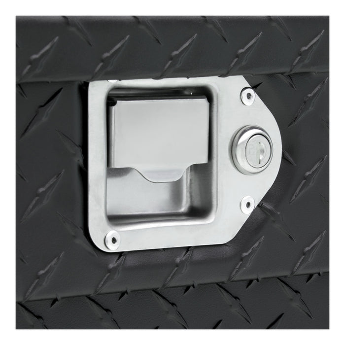 UWS EC20093 Matte Black Aluminum 58in. 5th Wheel Truck Tool Box (Heavy Packaging) - Truck Part Superstore