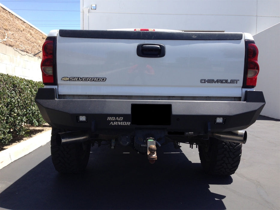 Road Armor 34200B Stealth Winch Rear Bumper; Steel; Satin Black; - Truck Part Superstore