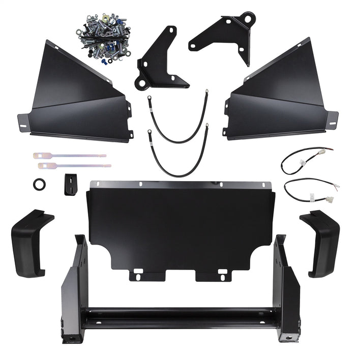 ARB 3421410 Winch Bar; Grey; Flares; ARB Fog Lights; - Truck Part Superstore