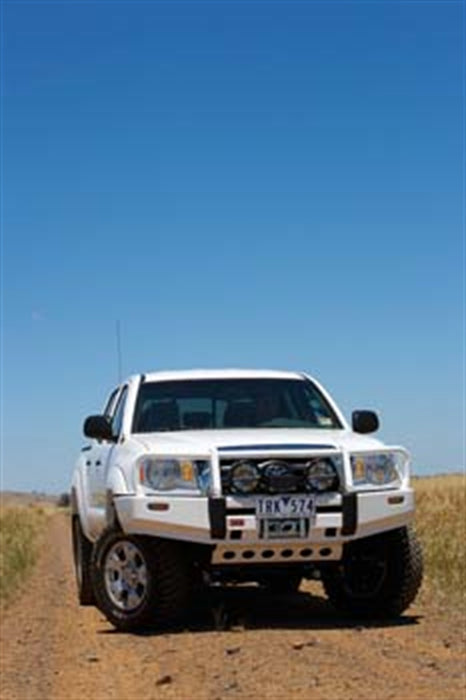ARB 3423030 Front Deluxe Bull Bar Winch Mount Bumper; - Truck Part Superstore