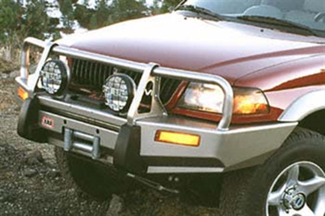 ARB 3435010 Front Deluxe Bull Bar Winch Mount Bumper; - Truck Part Superstore