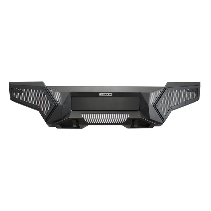 Go Rhino 343891T Low profile steel bumper with powered light mount protects front of vehicle - Truck Part Superstore