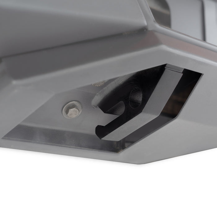 Go Rhino 343891T Low profile steel bumper with powered light mount protects front of vehicle - Truck Part Superstore