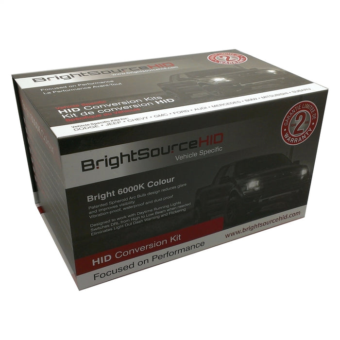 BrightSource 344064 HID Kit; H13; w/Opticoupler; 6000K; 2 Year Warranty; - Truck Part Superstore