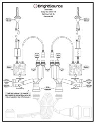 BrightSource 344144HA HID Kit; 9005; Add-On Kit For [344134L/344144L]; - Truck Part Superstore