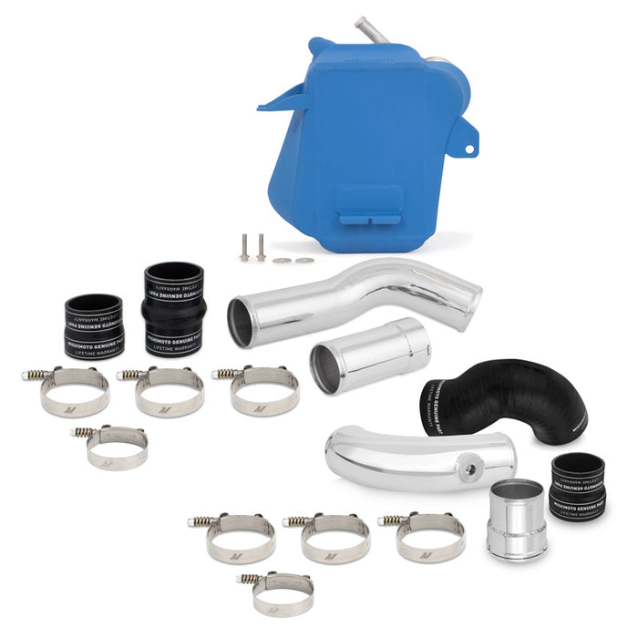 Mishimoto MMINT-F2D-11KBLP Ford 6.7L Powerstroke Air-to-Water Performance Intercooler Kit, 2011+, Blue - Truck Part Superstore