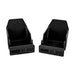 Mishimoto BNSD-BR-21RSBK Borne Off-Road Rear Shock Skid Plates, Fits 2021+ Ford Bronco, Black - Truck Part Superstore