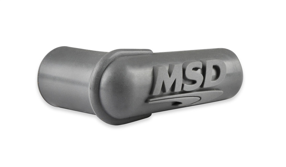 MSD 34514 Spark Plug Boots; 90 Degree w/MSD Logo; Gray Silicone; 50 Piece; - Truck Part Superstore