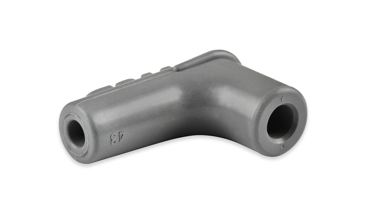 MSD 34514 Spark Plug Boots; 90 Degree w/MSD Logo; Gray Silicone; 50 Piece; - Truck Part Superstore