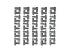 MSD 34554 Spark Plug Boots; 90 Degree Nipple w/GM HEI Nipple; Gray Silicone; 50 Piece; - Truck Part Superstore
