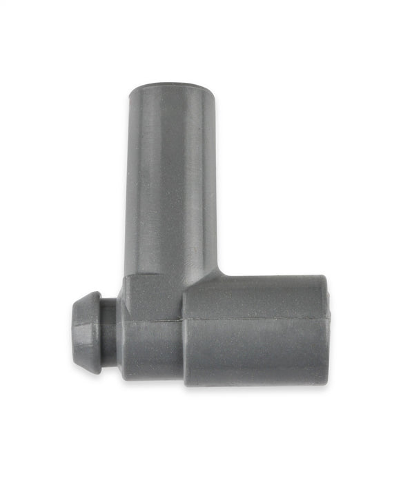 MSD 34554 Spark Plug Boots; 90 Degree Nipple w/GM HEI Nipple; Gray Silicone; 50 Piece; - Truck Part Superstore