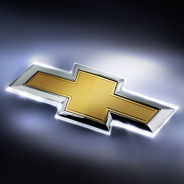 Oracle Lighting 3460-001 White Illuminated LED Rear Bowtie Emblem - Truck Part Superstore