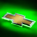Oracle Lighting 3460-004 Green Illuminated LED Rear Bowtie Emblem - Truck Part Superstore