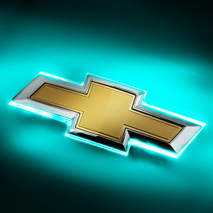 Oracle Lighting 3460-010 Aqua Illuminated LED Rear Bowtie Emblem - Truck Part Superstore